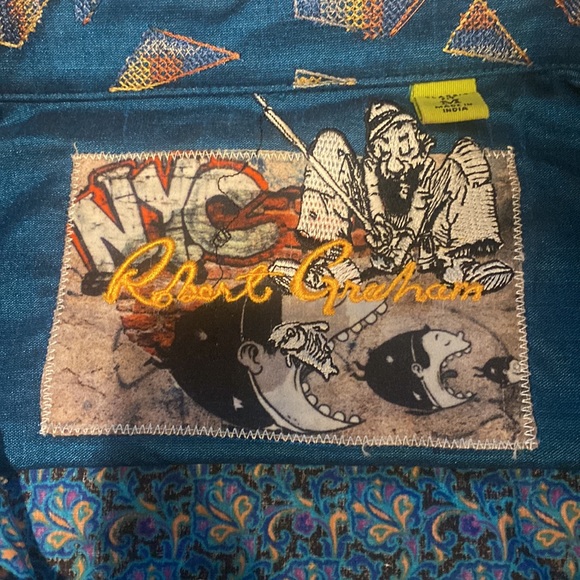 Robert Graham long sleeve button down shirt - Picture 4 of 9